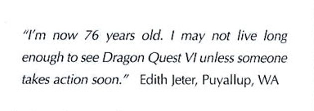 dragon quest vi letter