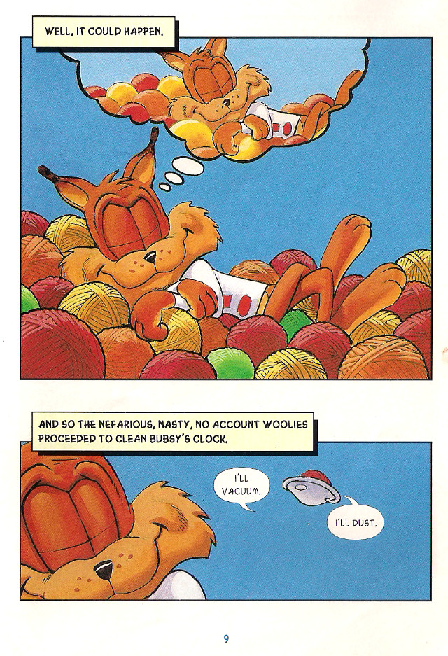 Bubsy Comic Book Page 9