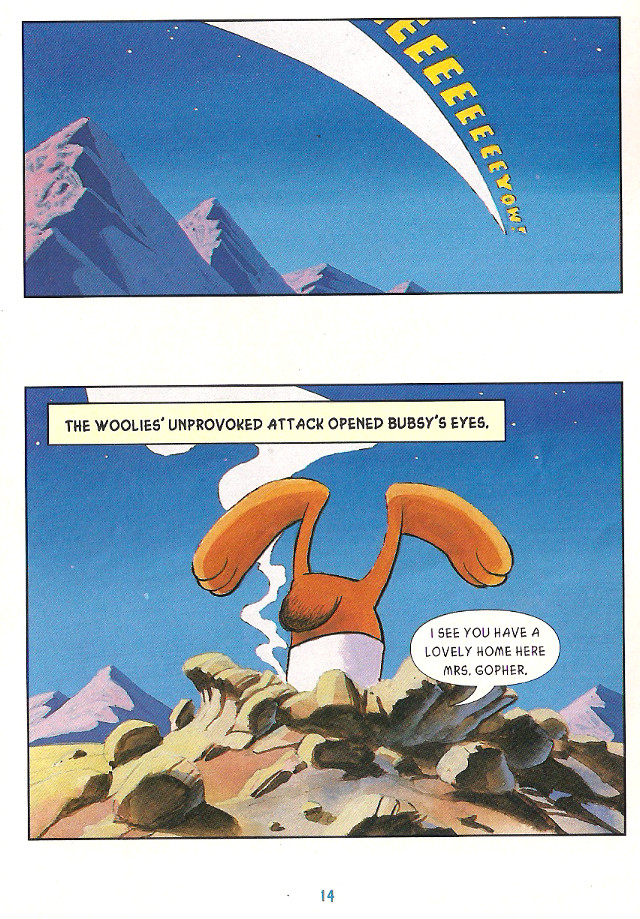 Bubsy Comic Book Page 14