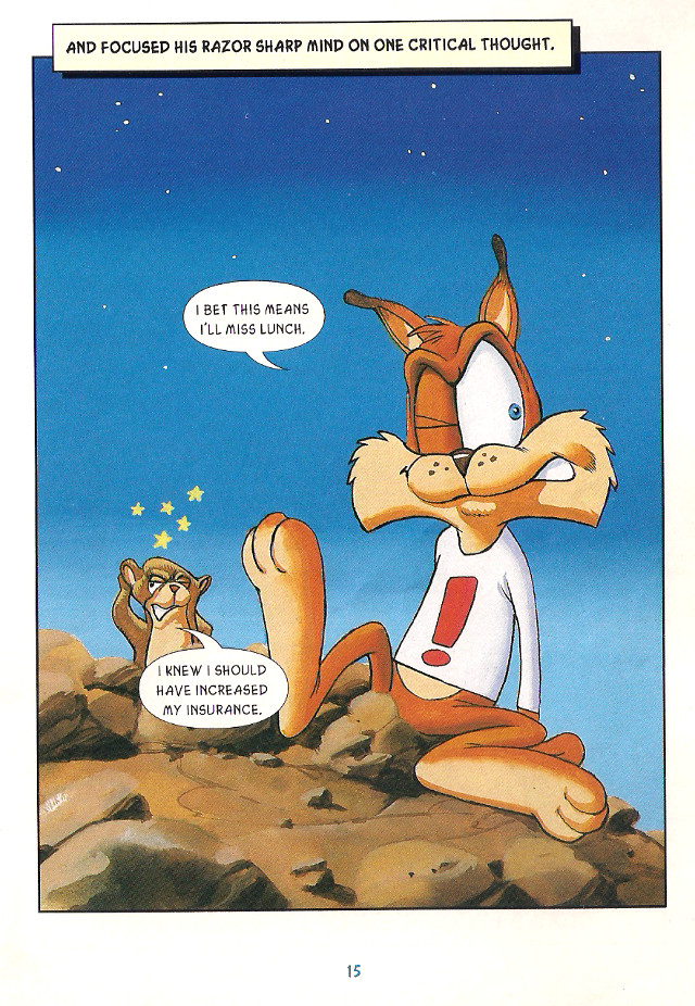 Bubsy Comic Book Page 15