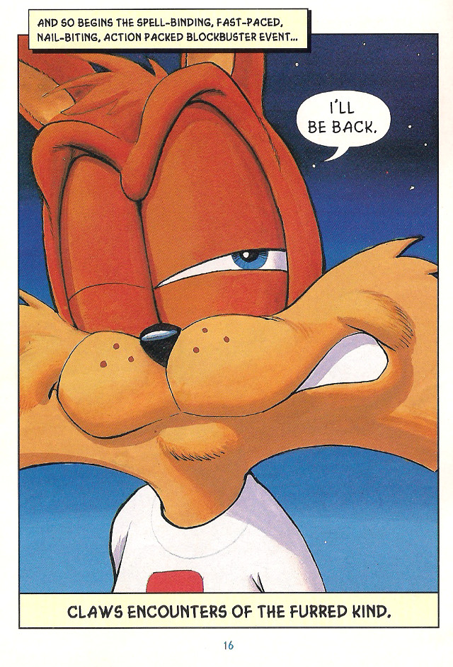 Bubsy Comic Book Page 16