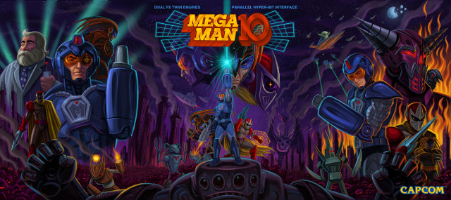 Mega Man 10 Box Art