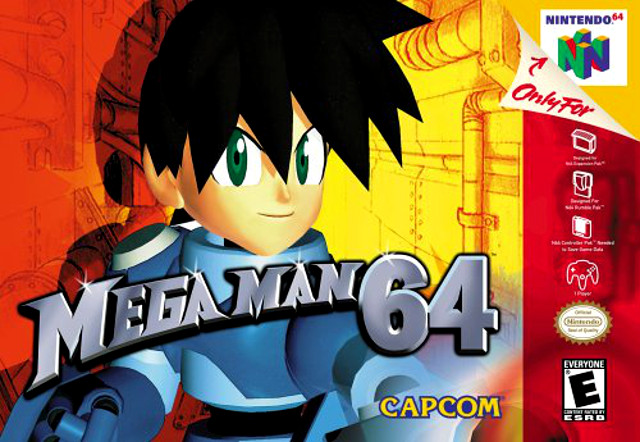 Mega Man 64 Box Art