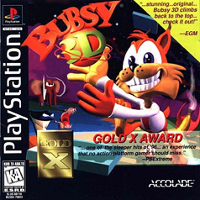 Bubsy 3D Cover