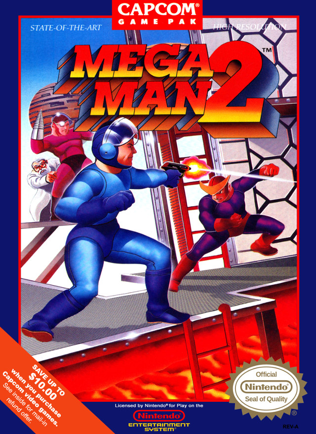 Mega Man 2 Box Art